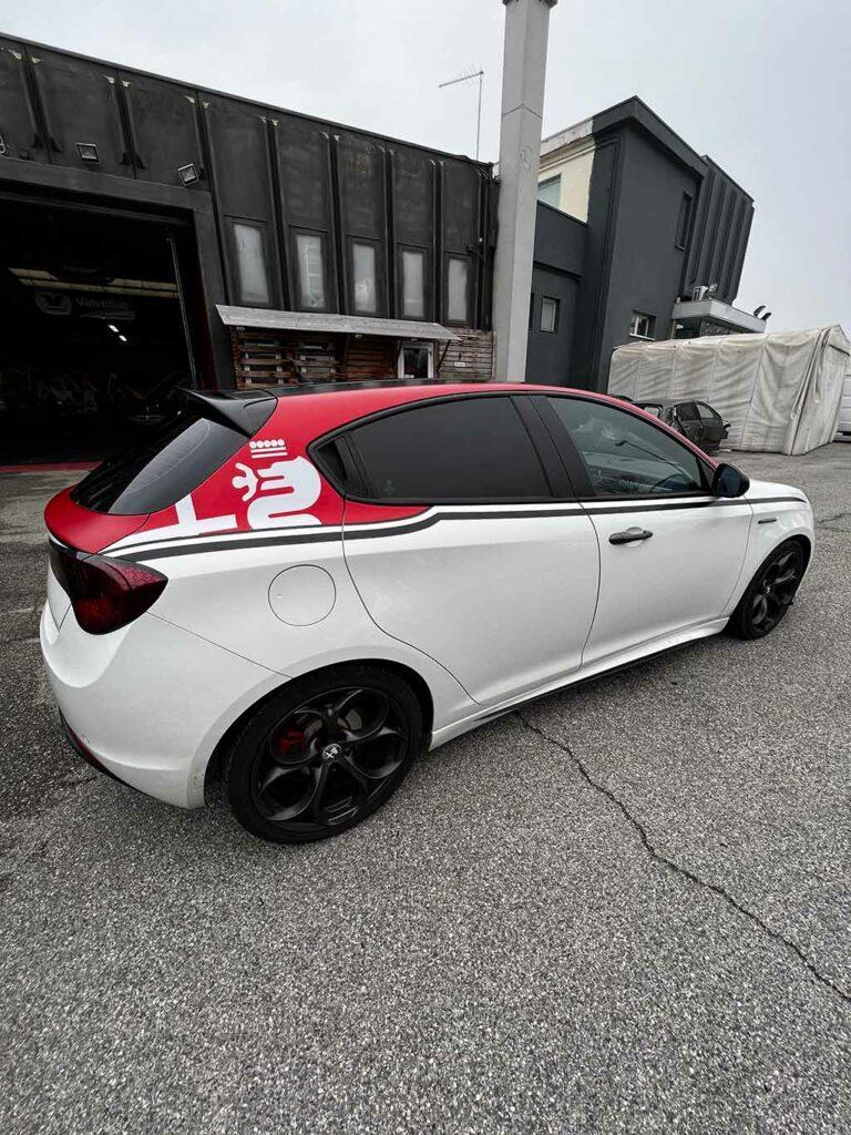 Wrap Giulietta rosso / nero